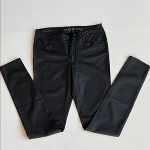Black Coated Jean Curvy Jegging - Bluenotes
